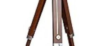 retro marine wooden nautical studio light tripod floor lamp