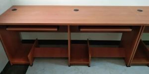 Wood Computer Modular Office Workstation