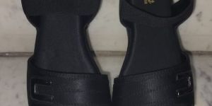 Voges Black Heel Ladies Sandal