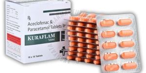 Kurflam Aceclofenac Paracetamol Tablets
