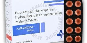 Parakuest Paracetamol Phenylephrine HCL Chlorpheniramine Maleate Tablets