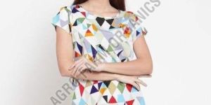 Printed Casual Wear Ladies T Shirt