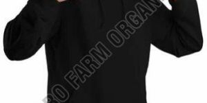 Sleek Black Pullover Hoodie for Men