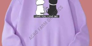 Women Cotten Pullover Printed Sweatshirts