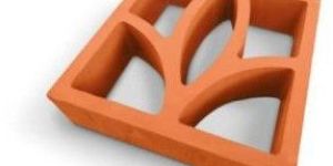 Lily Terracotta Clay Jali