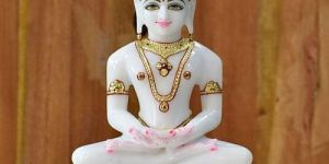 White Marble Parshwanath Statue
