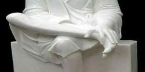 White Marble Sai Baba Statue