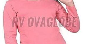 Round Cotton Girls Full Sleeve T-Shirt