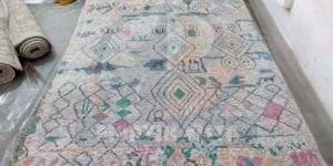 Multicolor Diamond Wool And Viscose Rug