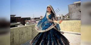 RST-022 Wedding Wear Heavy Faux Georgette Lahenga