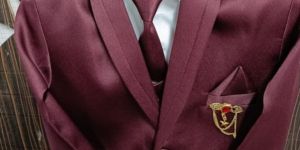 Red 5 Piece Kid Coat Pant Suits