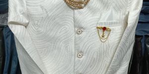 Soft Jade Gray Men Jodhpuri Suit