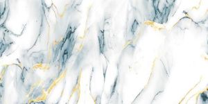 Mysterious Aqua Gold Glossy Marble Tile