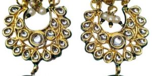 Kundan Emerald Earrings