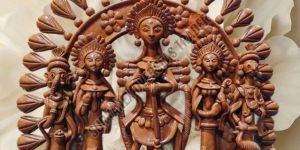 Handcrafted Terracotta Maa Durga Idol