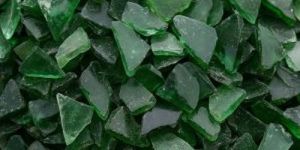Green Cullet Glass Scrap