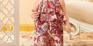 Girls Midi Knee Length Casual Dress