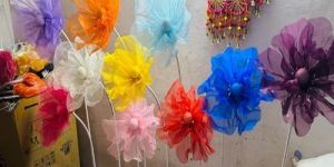 Organza Ribbon Flowers