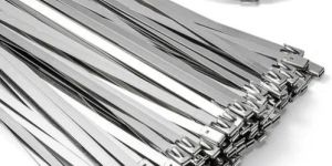 4504.6mm Stainless Steel Uncoated Ball Lock Cable Tie