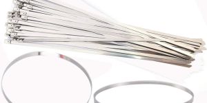 6204.6mm Stainless Steel Uncoated Ball Lock Cable Tie