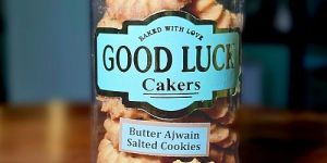 Good Luck Cakers Butter Ajwain Salted Cookies