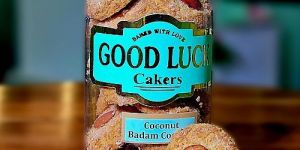 Good Luck Cakers Coconut Badam Cookies