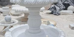 White Marble Fountain