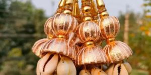 Golden Cowrie Shell Latkan