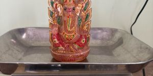 Rose Quartz Ganesh Statue