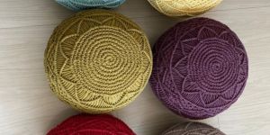 Macrame Pouf