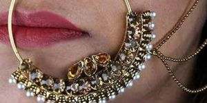 Women Gold Hoop Nose Ring