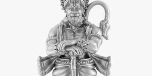Hanuman Ji Silver Pendant