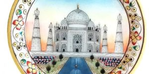 Marble Taj Mahal Plate