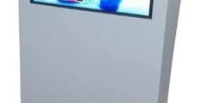 Premium Wooden Podium Stand with Display Screen & Android Box