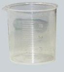 Transparent Graduated Drinking Vessel S04107