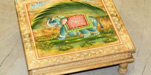 wooden pooja chorang chowki