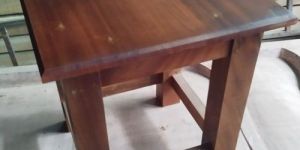 Square Wooden Stool