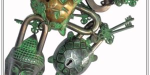 Brass Antique Lion Lock