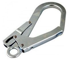 Stainless Steel Rectangular Forged Scaffold Hook, Silver