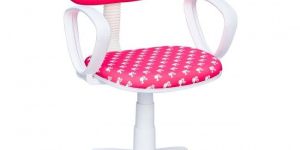 kids barbie style study chair