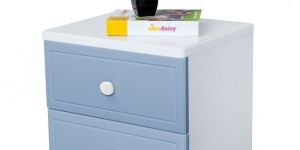 French - Bedside Table - Blue