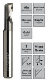 Single Flute End Mill Specially Balanced