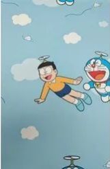 Doraemon Nobita Vinyl Wallpaper