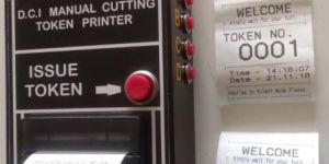 Manual Token Printing Machine