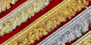Metallic Gold Fringe Lace Trim