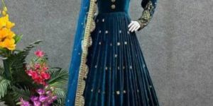 Ladies Heavy Rayon Embroidery Dress