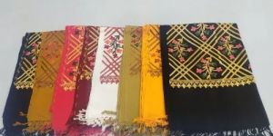 Ladies Rectangular Formal Wear Acrylic Chinar Jaal Stole