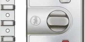 Yale Vertibolt Guard Main Door Rim Lock CVB-500SIL