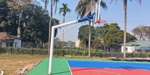 25 Mm Fixed Basketball Pole
