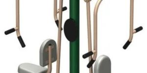 Stainless Steel Double Outdoor Chest Press